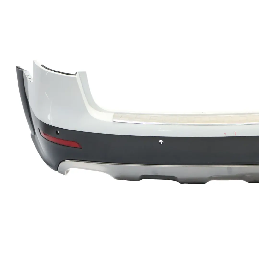 Bumper Trim Panel Cover Ibis White - Y9C to Audi A4 B8 Avant Allroad Rear with Part number 8K9807511F Audi A4 B8 Avant Allroad Rear Bumper Trim Panel Cover Ibis White - Y9C - SKU 8K9807511F-IWH - Part number 8K9807511F