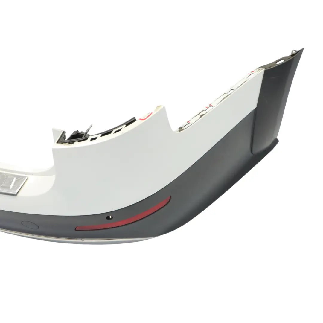 Audi A4 B8 Avant Allroad Rear Bumper Trim Panel Cover Ibis White - Y9C - SKU 8K9807511F-IWH - Part number 8K9807511F