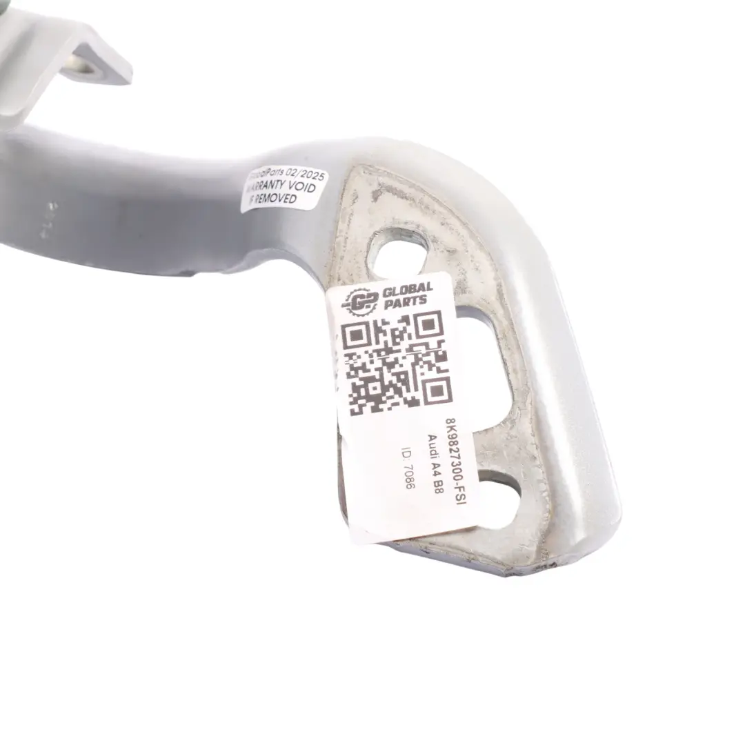 Trunk Hinge Boot Tailgate Right O/S Foil Silver - Z7G to Audi A4 B8 Rear with Part number 8K9827300 Audi A4 B8 Rear Trunk Hinge Boot Tailgate Right O/S Foil Silver - Z7G - SKU 8K9827300-FSI - Part number 8K9827300