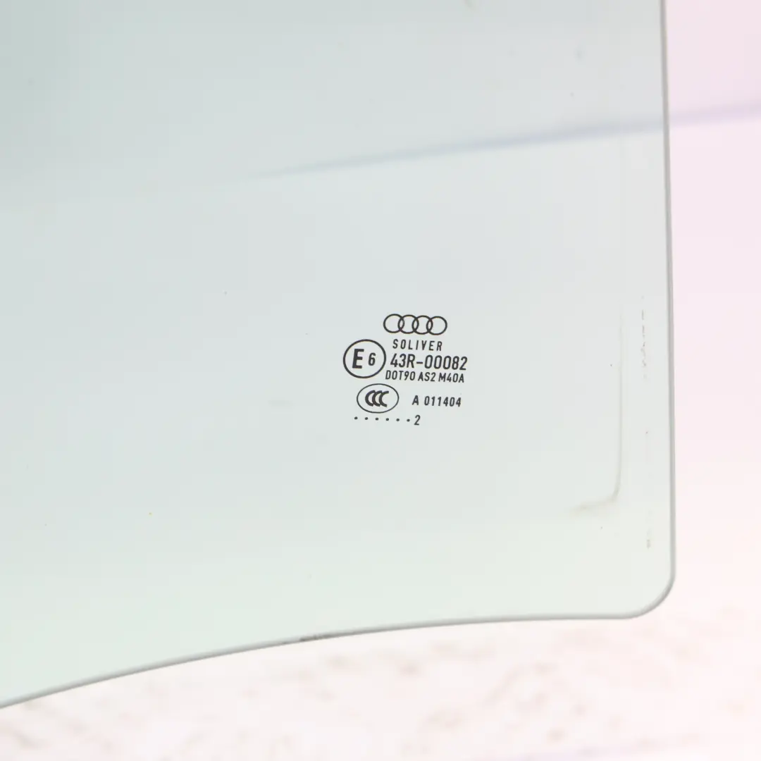 Vitre De Lunette Arrière Droite AS2 Modèle Audi A4 B8 Avant - SKU 8K9845206E - Numéro de pièce 8K9845206E