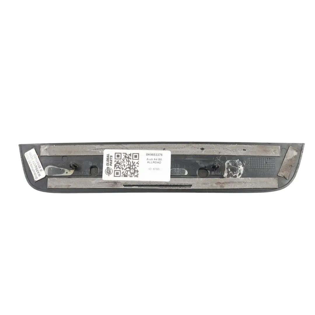 Puerta Trasera Derecha Entrada Tira Placa Allroad Quattro para Audi A4 B8 Avant con número de pieza 8K9853376 Audi A4 B8 Avant Puerta Trasera Derecha Entrada Tira Placa Allroad Quattro - SKU 8K9853376 - Número de pieza 8K9853376