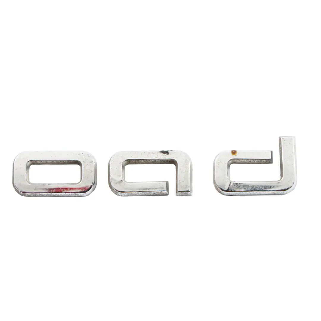 Audi A4 B8 Rear Tailgate Hatch Boot Lid ALLROAD Emblem Label Chrome - SKU 8K9853735A - Part number 8K9853735A