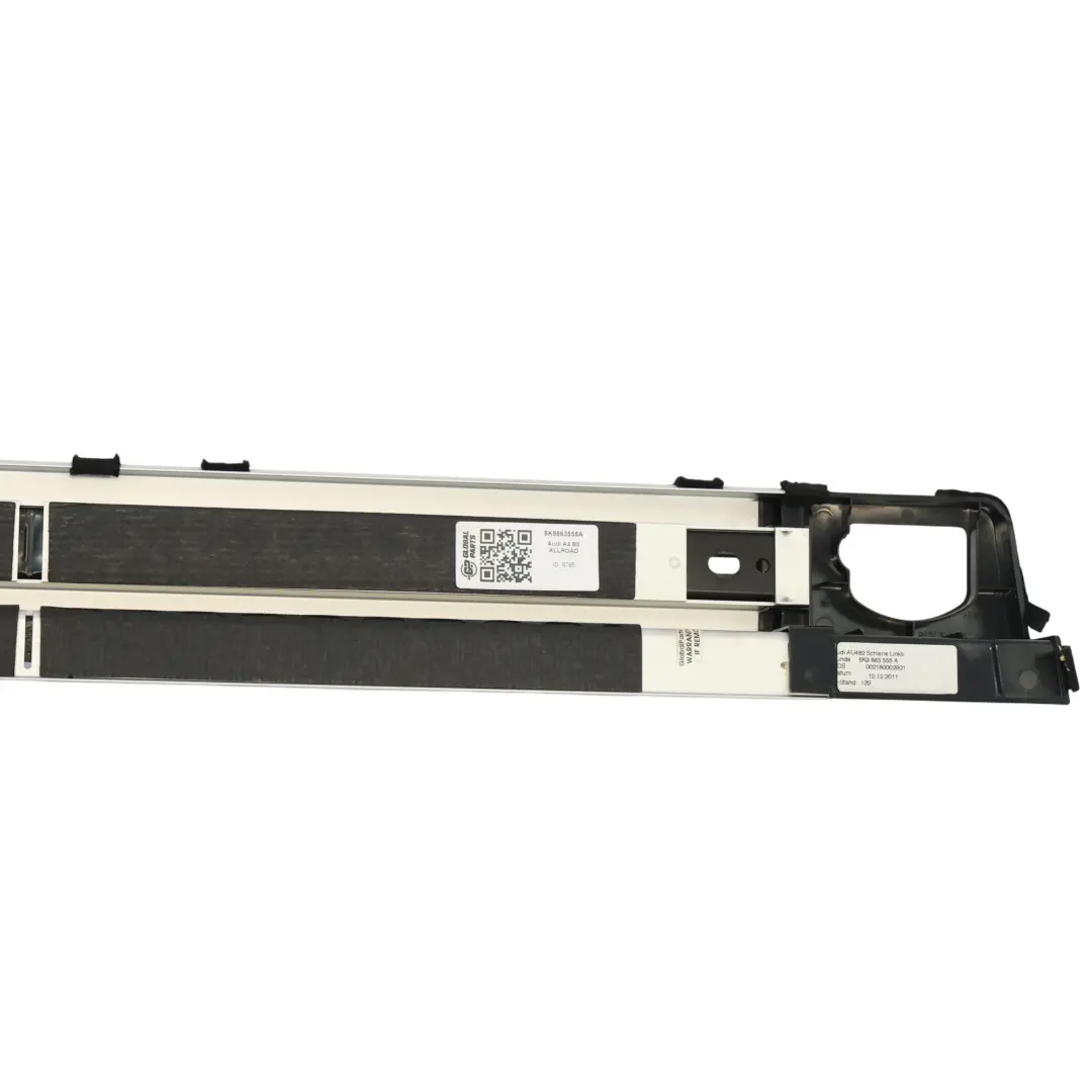 Audi A4 B8 Rail De Fixation Gauche Pour Coffre À Bagages Réf - SKU 8K9863555A - Numéro de pièce 8K9863555A