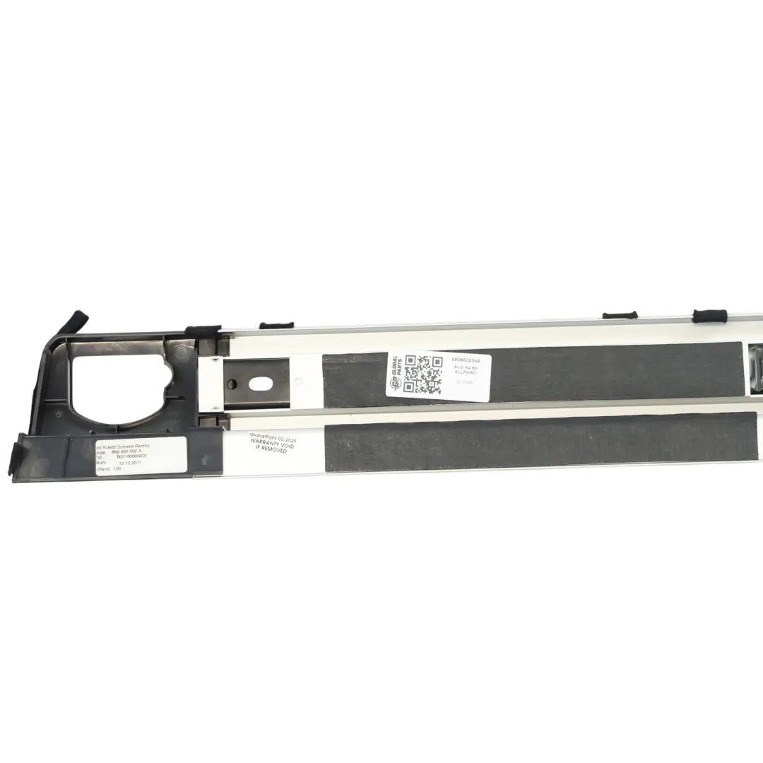Rail De Fixation De Coffre Droit Modèle Audi A4 B8 - SKU 8K9863556A - Numéro de pièce 8K9863556A