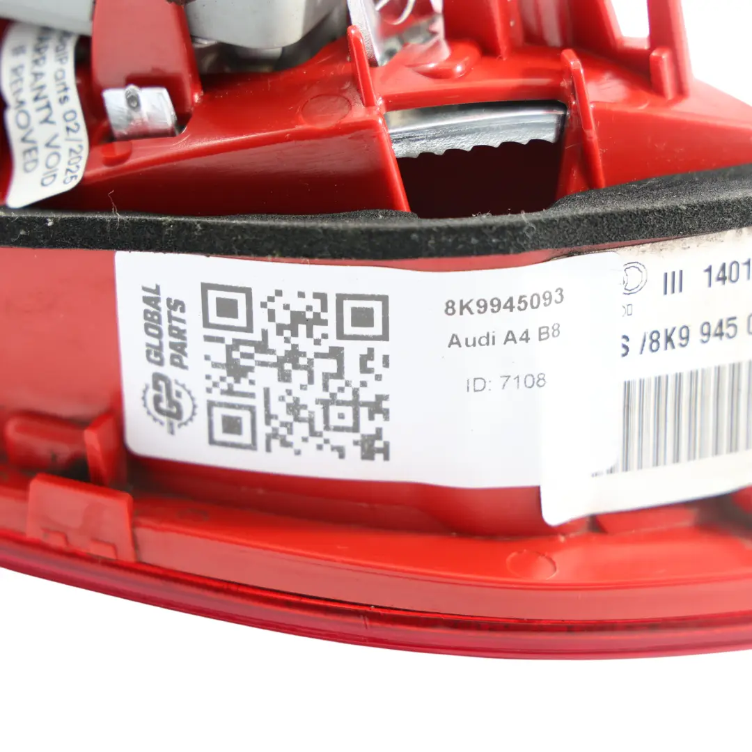 Luz trasera izquierda Luz trasera para Audi A4 B8 Avant con número de pieza 8K9945093 Audi A4 B8 Avant Luz trasera izquierda Luz trasera - SKU 8K9945093 - Número de pieza 8K9945093