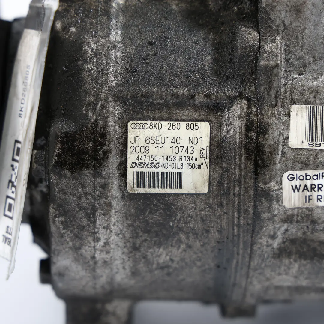 A/C Air Conditioning Pump Compressor Climate to Audi A4 B8 A5 8T 2.0 TFSI with Part number 8KD260805 Audi A4 B8 A5 8T 2.0 TFSI A/C Air Conditioning Pump Compressor Climate - SKU 8KD260805 - Part number 8KD260805