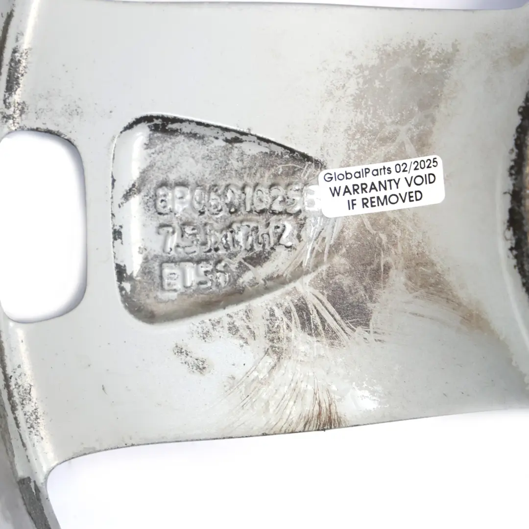Audi A3 8P Silver Wheel Alloy Rim 17" 7,5J ET:56 Star Spoke - SKU 8P0601025BL-4 - Part number 8P0601025BL