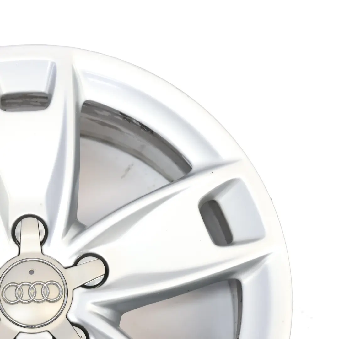 Audi A3 8P Silver Wheel Alloy Rim 17" 7,5J ET:56 Star Spoke - SKU 8P0601025BL-4 - Part number 8P0601025BL