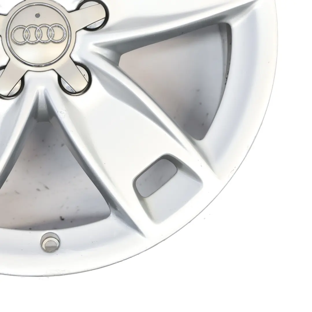 Audi A3 8P Silver Wheel Alloy Rim 17" 7,5J ET:56 Star Spoke - SKU 8P0601025BL-4 - Part number 8P0601025BL