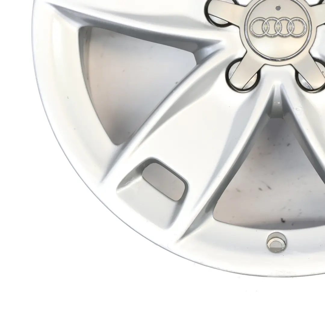 Audi A3 8P Silver Wheel Alloy Rim 17" 7,5J ET:56 Star Spoke - SKU 8P0601025BL-4 - Part number 8P0601025BL