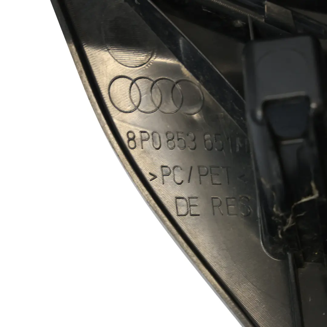 Audi A3 8P Atrapa Kratka Grill - SKU 8P0853651M - Numer Części 8P0853651M