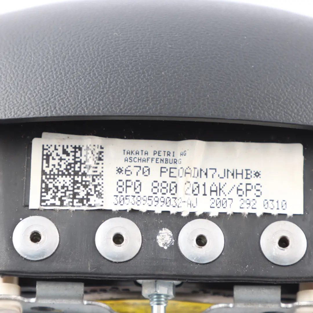 Steering Wheel Air Module Safety Bag Unit to Audi A3 8P with Part number 8P0880201AK Audi A3 8P Steering Wheel Air Module Safety Bag Unit - SKU 8P0880201AK-1 - Part number 8P0880201AK