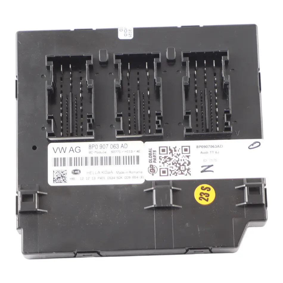 Modulo BCM Per Controllo Comfort Carrozzeria ECU per Audi TT 8J con numero di parte 8P0907063AD Audi TT 8J Modulo BCM Per Controllo Comfort Carrozzeria ECU - SKU 8P0907063AD - Numero di parte 8P0907063AD
