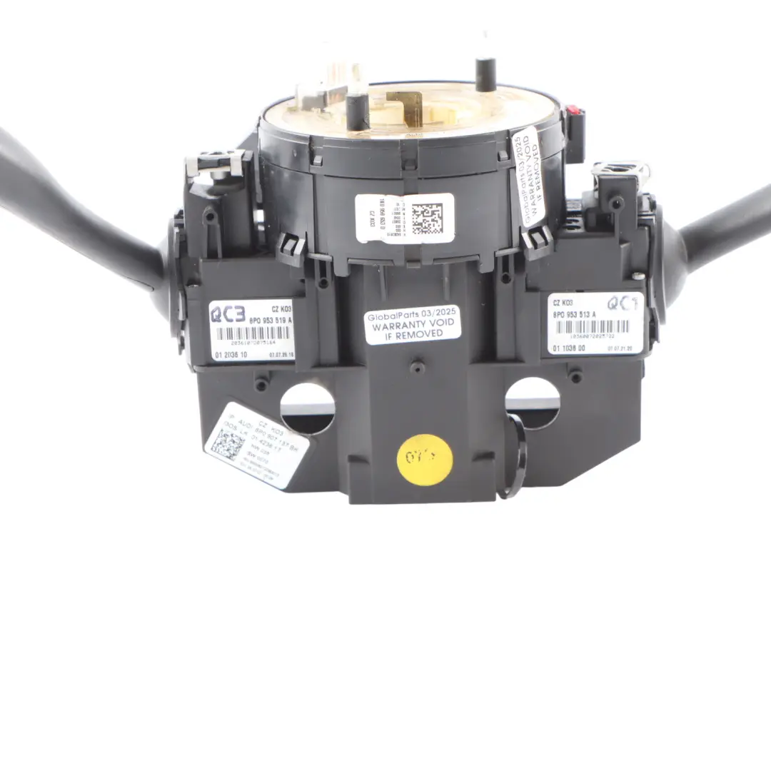 Audi A3 8P Interrupteurs Colonne Direction Essuie-Glace Indicateur Glissement - SKU 8P0907137BK - Numéro de pièce 8P0907137BK