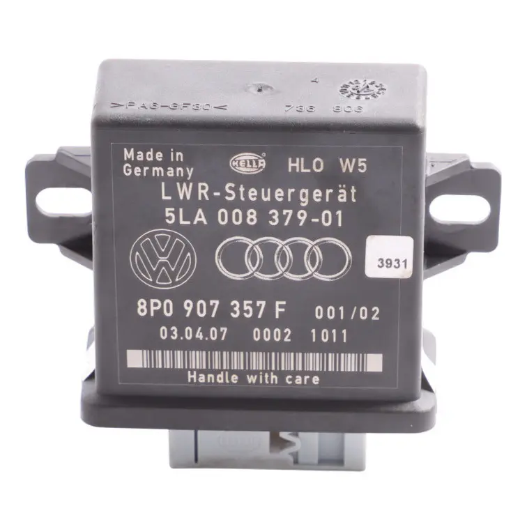 Faro Lampada Range Control Unit Modulo ECU per Audi S4 B7 con numero di parte 8P0907357F Audi S4 B7 Faro Lampada Range Control Unit Modulo ECU - SKU 8P0907357F - Numero di parte 8P0907357F