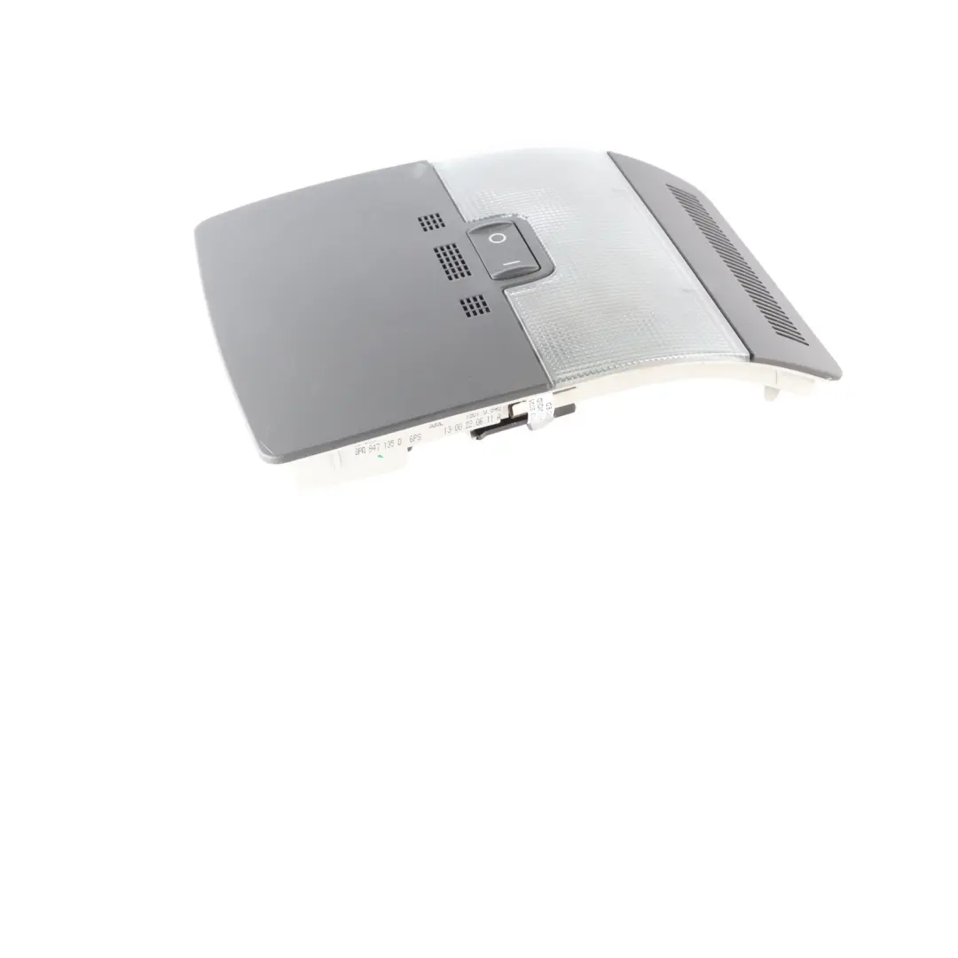 Audi A3 8P Front Roof Light Interior Reading Lamp Switch Panel Black - SKU 8P0947135D-1 - Part number 8P0947135D