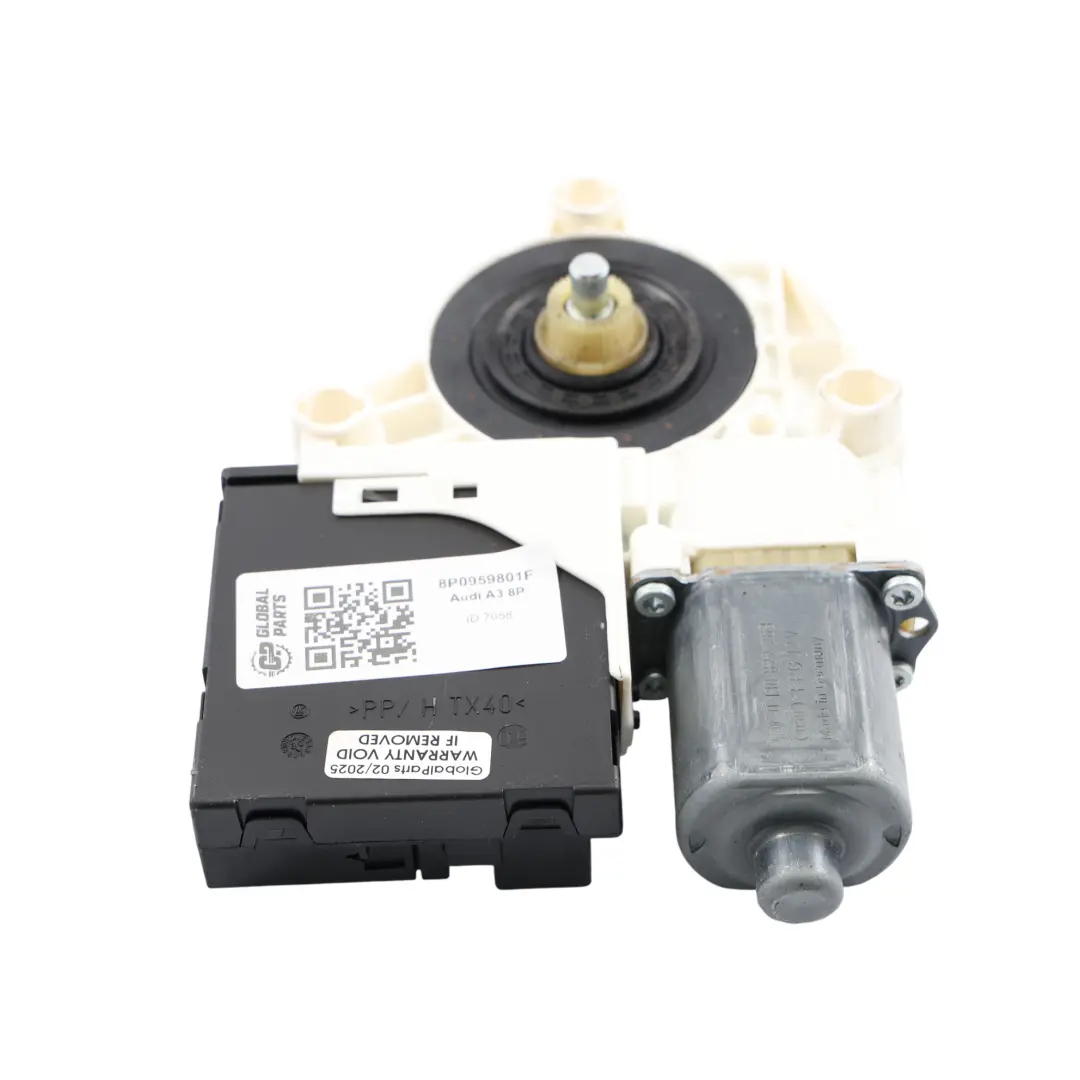 Door Window Lifter Regulator Motor Front Right O/S to Audi A3 8P with Part number 8P0959801F Audi A3 8P Door Window Lifter Regulator Motor Front Right O/S - SKU 8P0959801F - Part number 8P0959801F