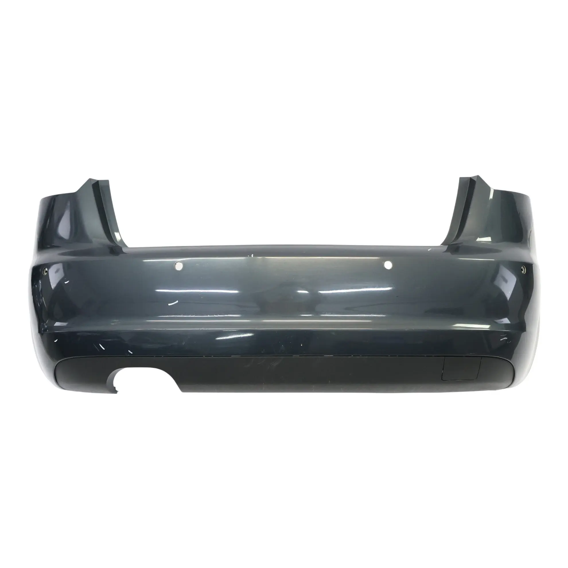 Audi A3 8P Sportback Rear Bumper Trim Panel Meteor Grey Pearl Metallic - Z7H