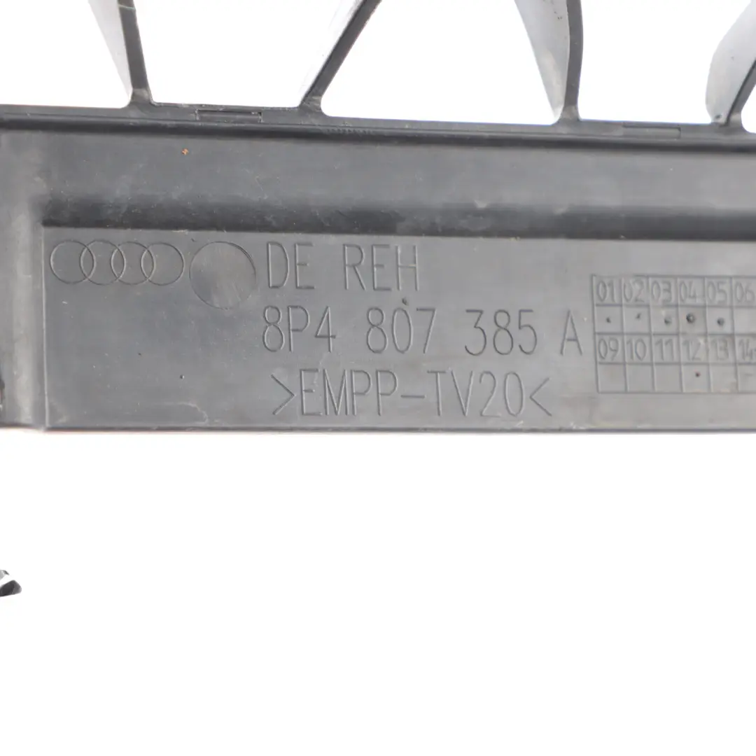 Bumper Centre Mounting Support Bracket Holder Rear to Audi A3 8P Rear with Part number 8P4807385A Audi A3 8P Rear Bumper Centre Mounting Support Bracket Holder Rear - SKU 8P4807385A - Part number 8P4807385A