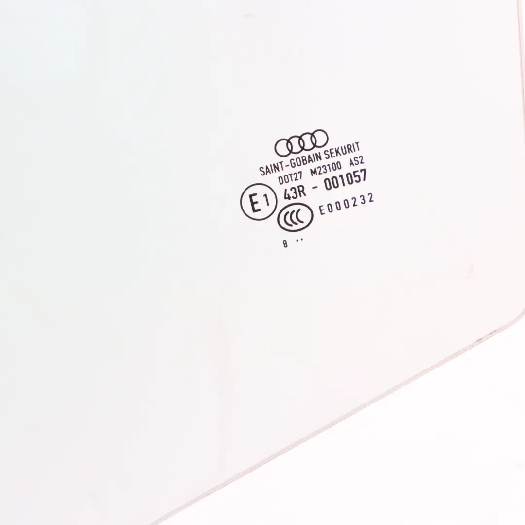 Audi A3 8P 5D Vitre De Porte Arrière Gauche AS2 - SKU 8P4845205 - Numéro de pièce 8P4845205
