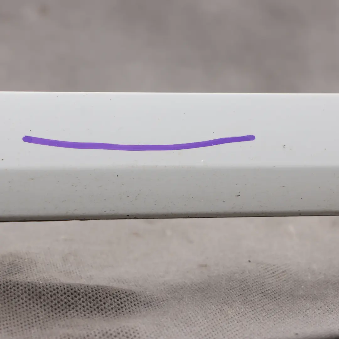 Audi A3 8P Front Door Trim Moulding Strip Left N/S Ibis White - Y9C - SKU 8P4853959E-IWH - Part number 8P4853959E