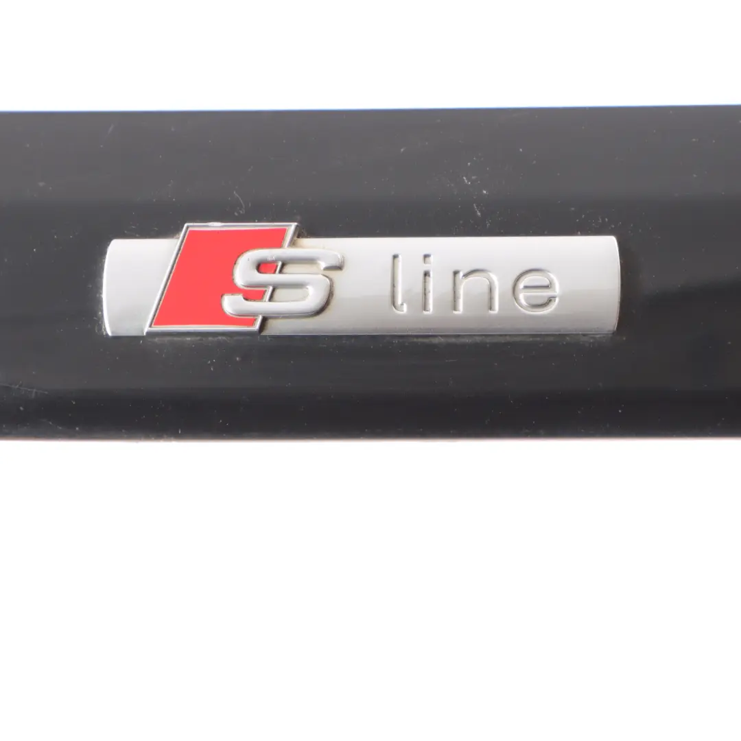 Door Sill Cover Moulding Strip Right O/S Phantom Black - Z9Y to Audi A3 S3 8P Rear with Part number 8P4853964A Audi A3 S3 8P Rear Door Sill Cover Moulding Strip Right O/S Phantom Black - Z9Y - SKU 8P4853964A-PHB - Part number 8P4853964A