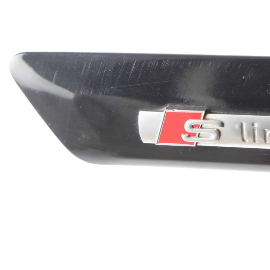 Door Sill Cover Moulding Strip Right O/S Phantom Black - Z9Y to Audi A3 S3 8P Rear with Part number 8P4853964A Audi A3 S3 8P Rear Door Sill Cover Moulding Strip Right O/S Phantom Black - Z9Y - SKU 8P4853964A-PHB - Part number 8P4853964A