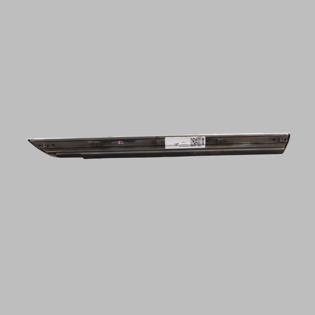 Audi A3 8P Door Trim Moulding Strip Rear Left N/S Ibis White - Y9C - SKU 8P4853969F-IWH - Part number 8P4853969F
