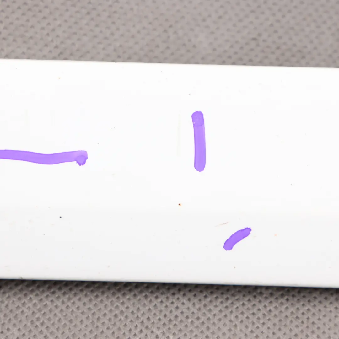 Door Trim Moulding Strip Rear Left N/S Ibis White - Y9C to Audi A3 8P with Part number 8P4853969F Audi A3 8P Door Trim Moulding Strip Rear Left N/S Ibis White - Y9C - SKU 8P4853969F-IWH - Part number 8P4853969F