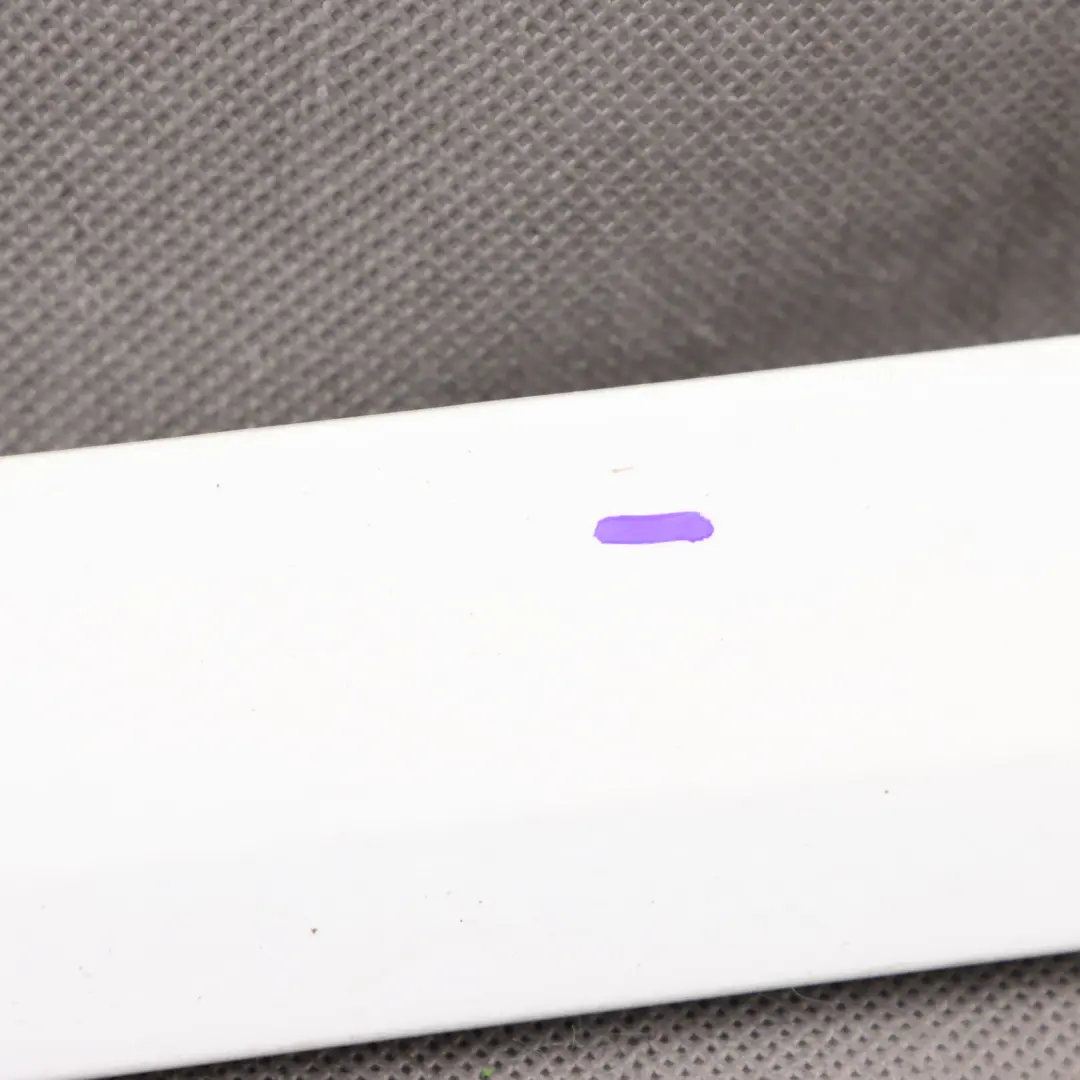 Door Trim Moulding Strip Rear Left N/S Ibis White - Y9C to Audi A3 8P with Part number 8P4853969F Audi A3 8P Door Trim Moulding Strip Rear Left N/S Ibis White - Y9C - SKU 8P4853969F-IWH - Part number 8P4853969F