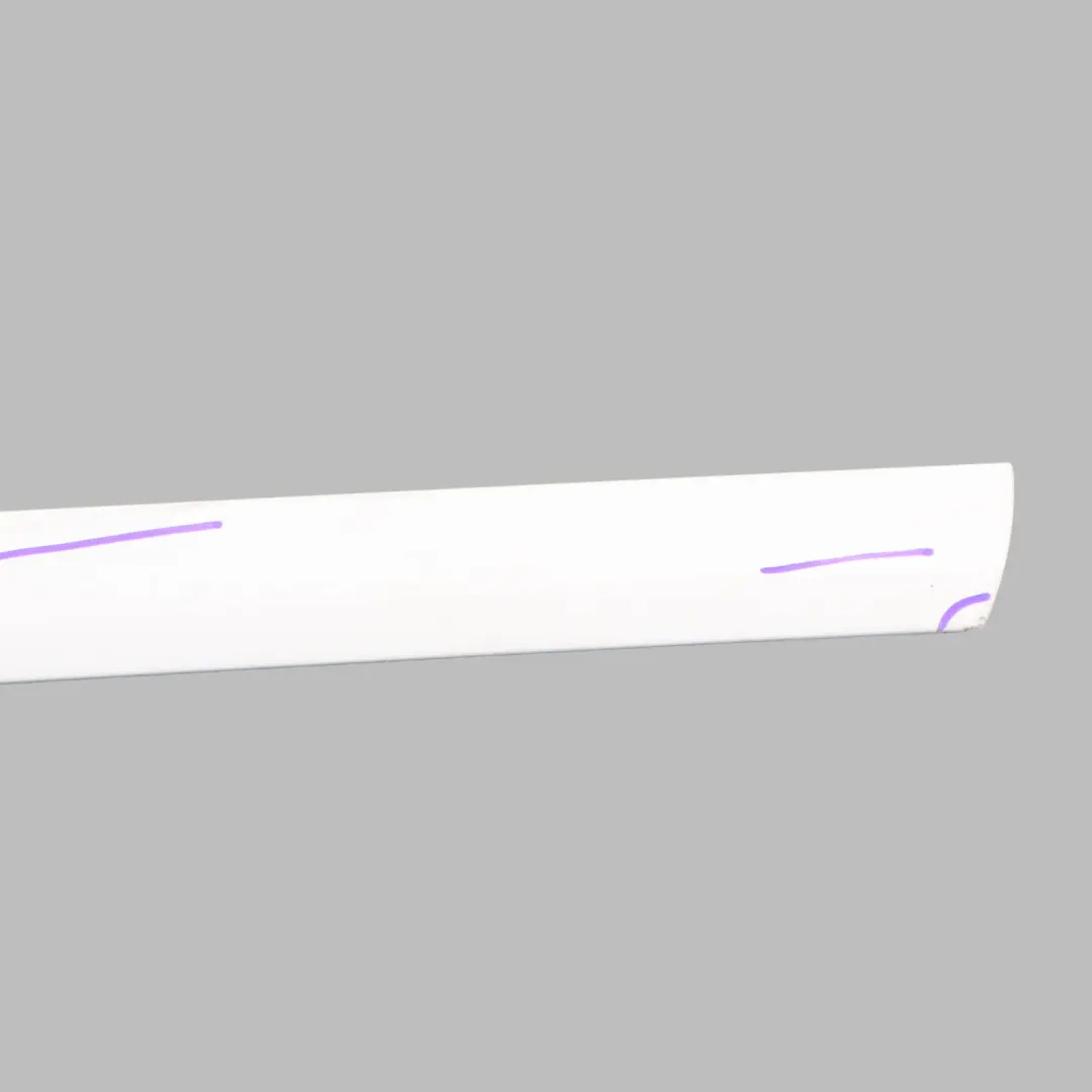 Audi A3 8P Door Trim Moulding Strip Rear Right O/S Ibis White - Y9C - SKU 8P4853970F-IWH - Part number 8P4853970F