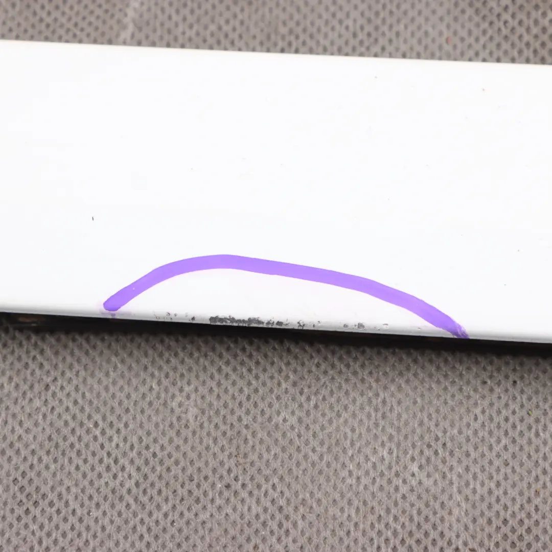 Audi A3 8P Baguette Moulure Porte Arrière Droite Blanc Ibis Y9C - SKU 8P4853970F-IWH - Numéro de pièce 8P4853970F