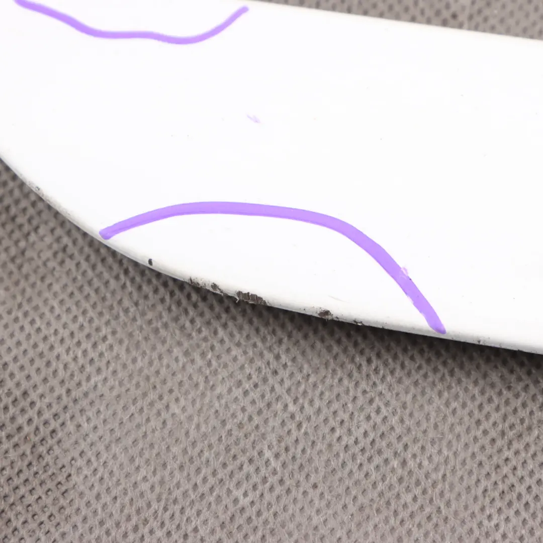 Door Trim Moulding Strip Rear Right O/S Ibis White - Y9C to Audi A3 8P with Part number 8P4853970F Audi A3 8P Door Trim Moulding Strip Rear Right O/S Ibis White - Y9C - SKU 8P4853970F-IWH - Part number 8P4853970F