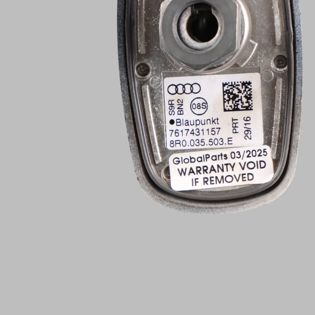 Aerial Roof Antenna Shark Glacier White Pearl - S9R to Audi Q5 8R with Part number 8R0035503E Audi Q5 8R Aerial Roof Antenna Shark Glacier White Pearl - S9R - SKU 8R0035503E-MGW - Part number 8R0035503E