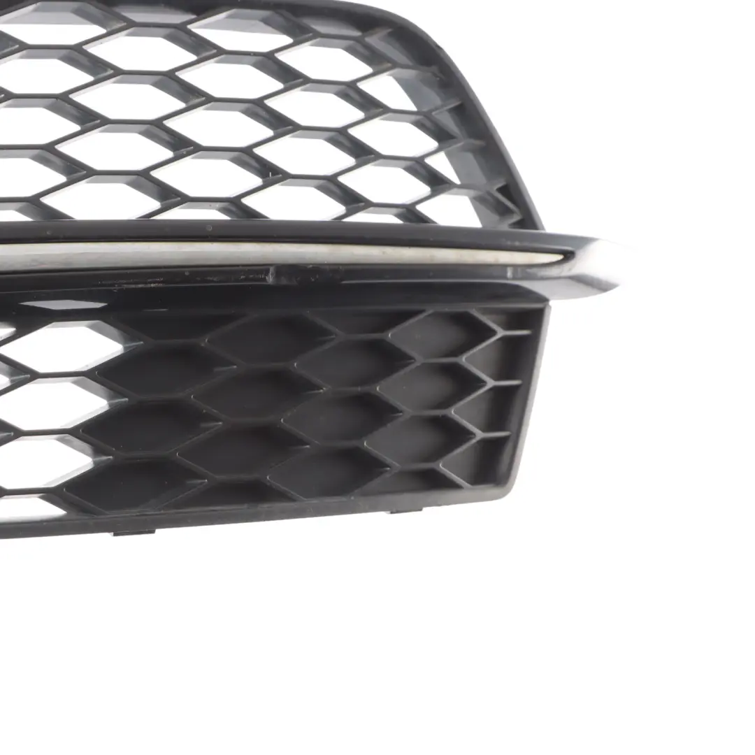 Fog Light Cover Front Bumper Left N/S Grid Grille Trim to Audi Q5 8R with Part number 8R0807681S Audi Q5 8R Fog Light Cover Front Bumper Left N/S Grid Grille Trim - SKU 8R0807681S - Part number 8R0807681S