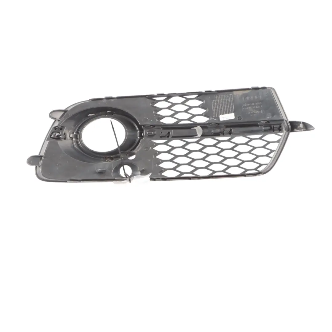 Fog Light Cover Front Bumper Left N/S Grid Grille Trim to Audi Q5 8R with Part number 8R0807681S Audi Q5 8R Fog Light Cover Front Bumper Left N/S Grid Grille Trim - SKU 8R0807681S - Part number 8R0807681S