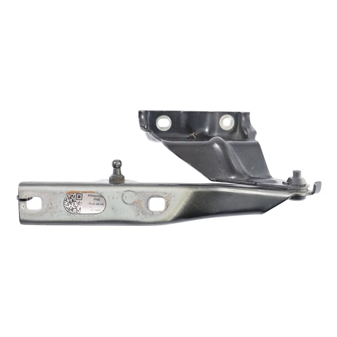 Audi Q5 8R Motor Hauben Scharnier Vorne Rechts Phantom Schwarz - Z9Y - SKU 8R0823302A-PHB - Teilenummer 8R0823302A
