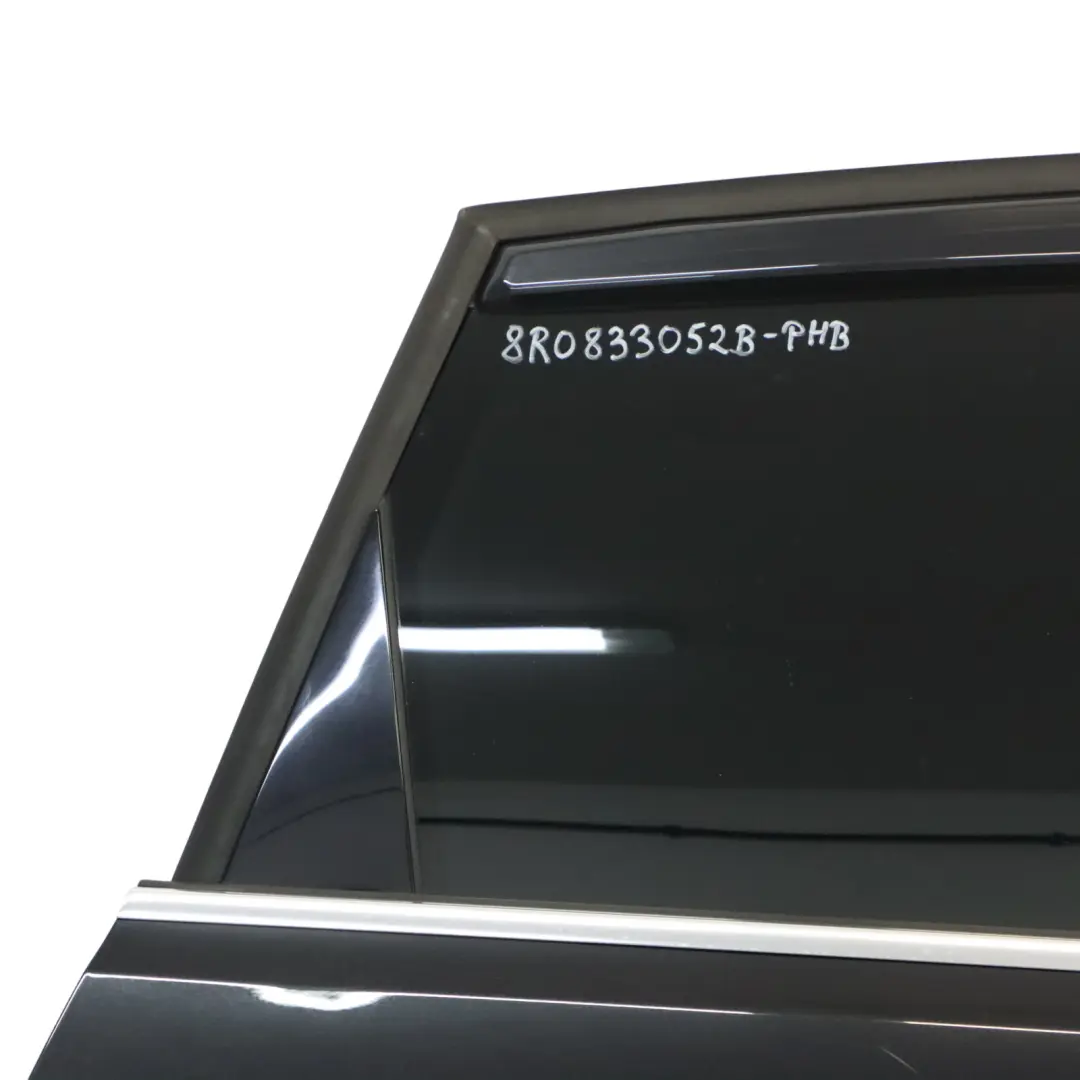 Door Rear Right O/S Phantom Black - Z9Y to Audi Q5 8R with Part number 8R0833052B Audi Q5 8R Door Rear Right O/S Phantom Black - Z9Y - SKU 8R0833052B-PHB - Part number 8R0833052B