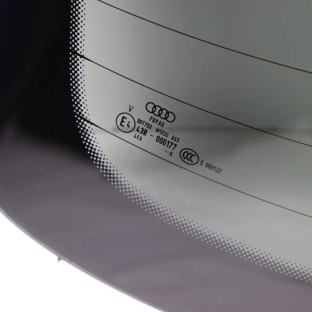 Audi Q5 8R Rear Window Boot Trunk Lid Tailgate Glass Tinted AS3 - SKU 8R0845501A - Part number 8R0845501A