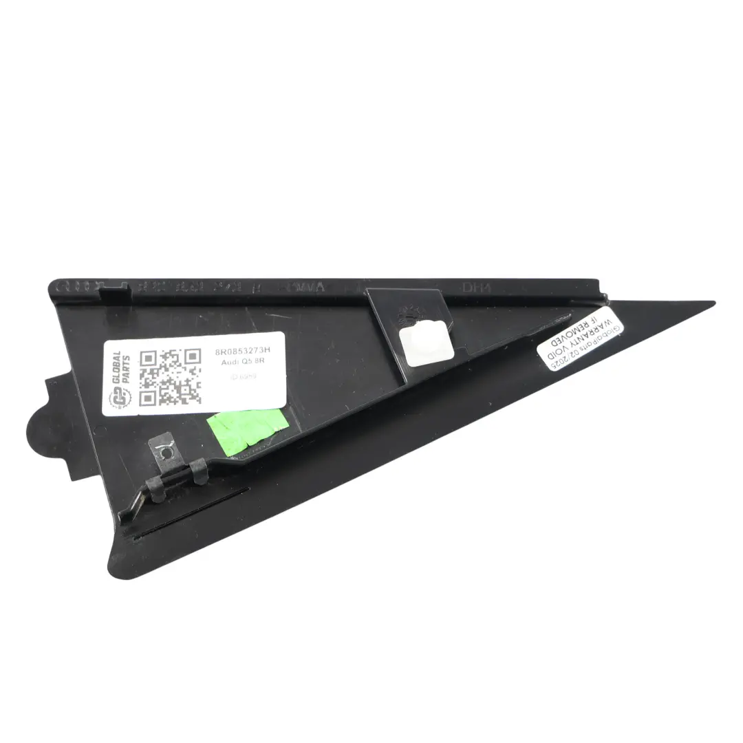 Trim Cover Panel Plate Rear Left N/S to Audi Q5 8R with Part number 8R0853273H Audi Q5 8R Trim Cover Panel Plate Rear Left N/S - SKU 8R0853273H - Part number 8R0853273H