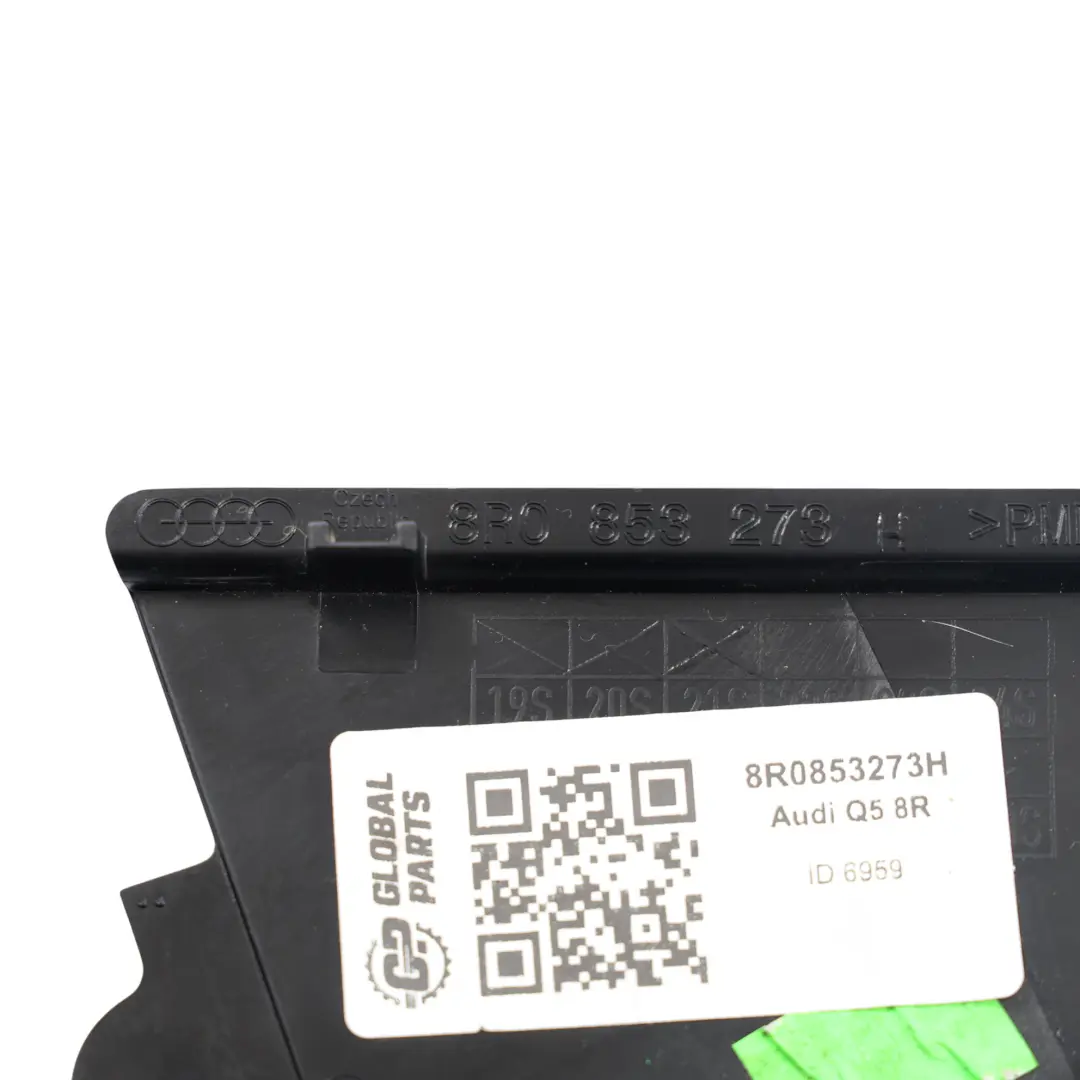 Audi Q5 8R Plaque De Recouvrement Arrière Gauche - SKU 8R0853273H - Numéro de pièce 8R0853273H