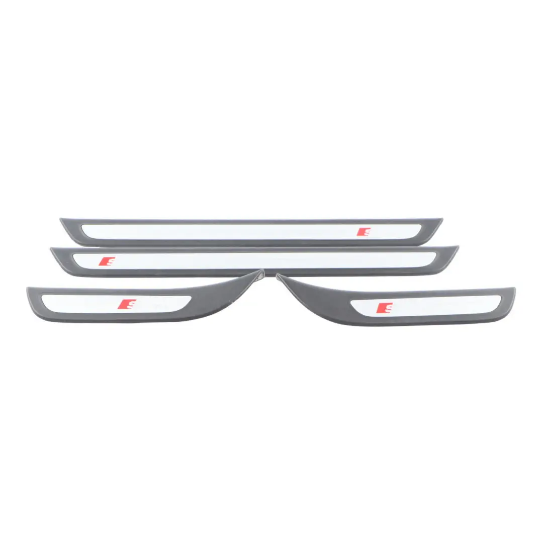 Audi Q5 8R Front Rear Door Sill Plate Entrance Cover Trim S Line Set - SKU 8R0853373C-1 - Part number 8R0853373C