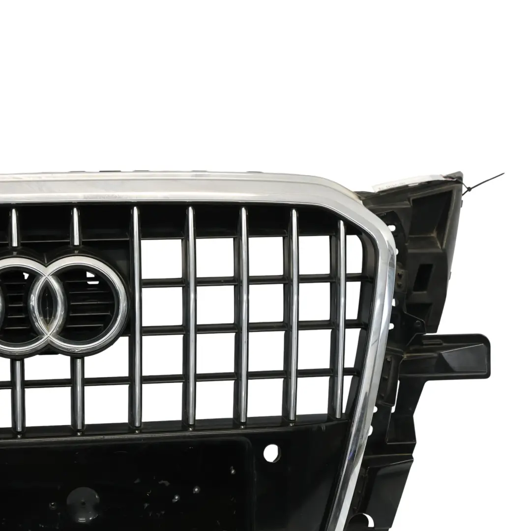 Front Bumper Centre Upper Grille Radiator Trim Panel to Audi Q5 8R with Part number 8R0853651AC Audi Q5 8R Front Bumper Centre Upper Grille Radiator Trim Panel - SKU 8R0853651AC - Part number 8R0853651AC