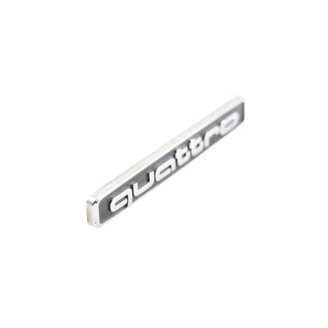 Audi Q5 8R Rear Tail Gate Hatch Quattro Lettering Badge Label Emblem - SKU 8R0853737A - Part number 8R0853737A
