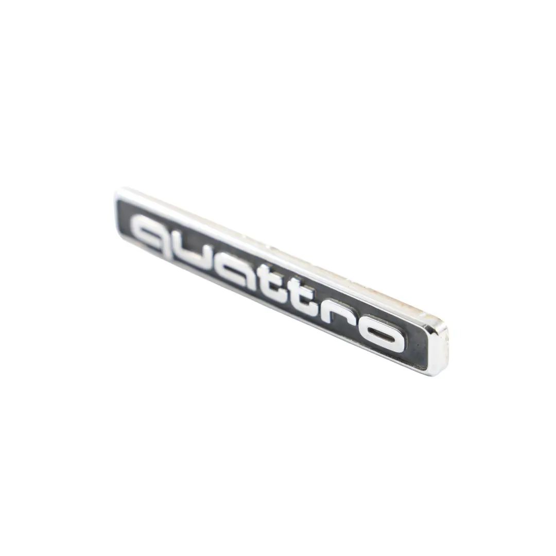 Audi Q5 8R Rear Tail Gate Hatch Quattro Lettering Badge Label Emblem - SKU 8R0853737A - Part number 8R0853737A