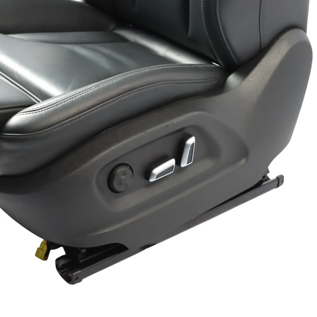 Audi Q5 8R Seat Front Left N/S Interior S-Line Heated Leather Soul Black - SKU RHD-8R0881805T-2 - Part number 8R0881805T