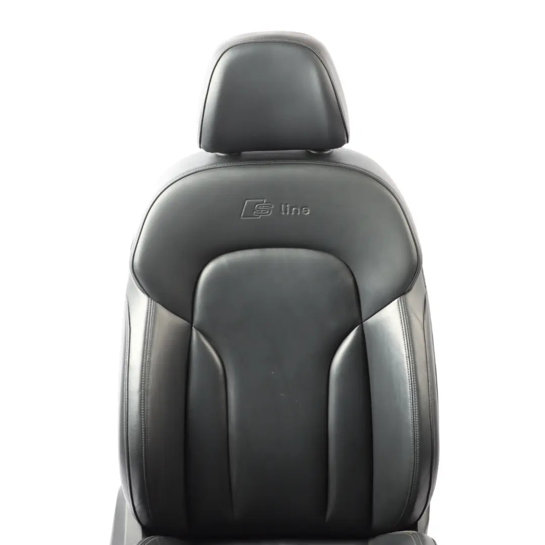 Audi Q5 8R Seat Front Right O/S Interior Memory S-Line Heated Leather Soul Black - SKU RHD-8R0881806T-2 - Part number 8R0881806T