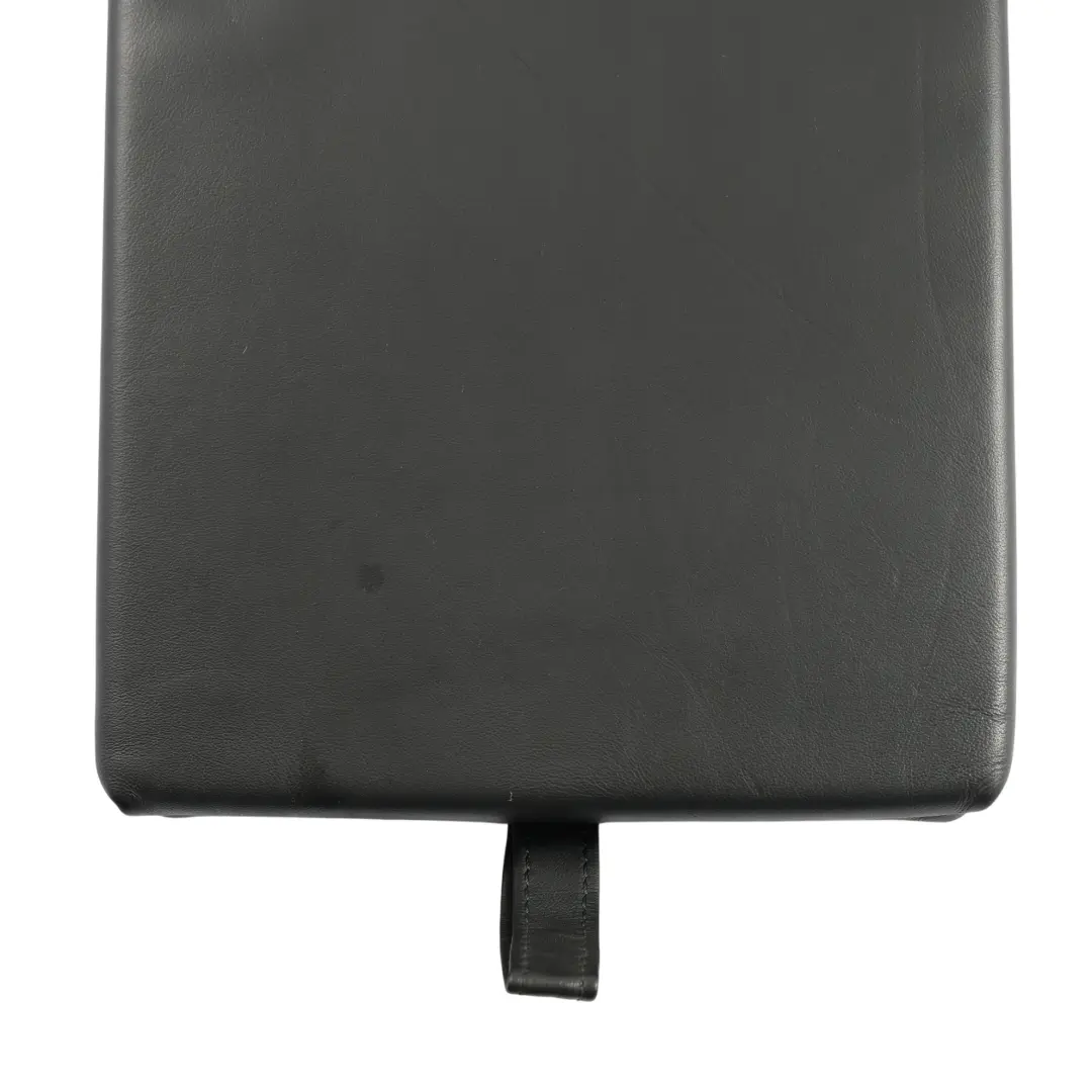 Audi Q5 8R Rear Seat Backrest Armrest Covering Leather Black - SKU 8R0885081E - Part number 8R0885081E