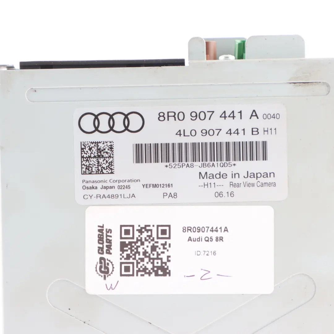 Audi Q5 8R Moduł Kamery Cofania - SKU 8R0907441A - Numer Części 8R0907441A
