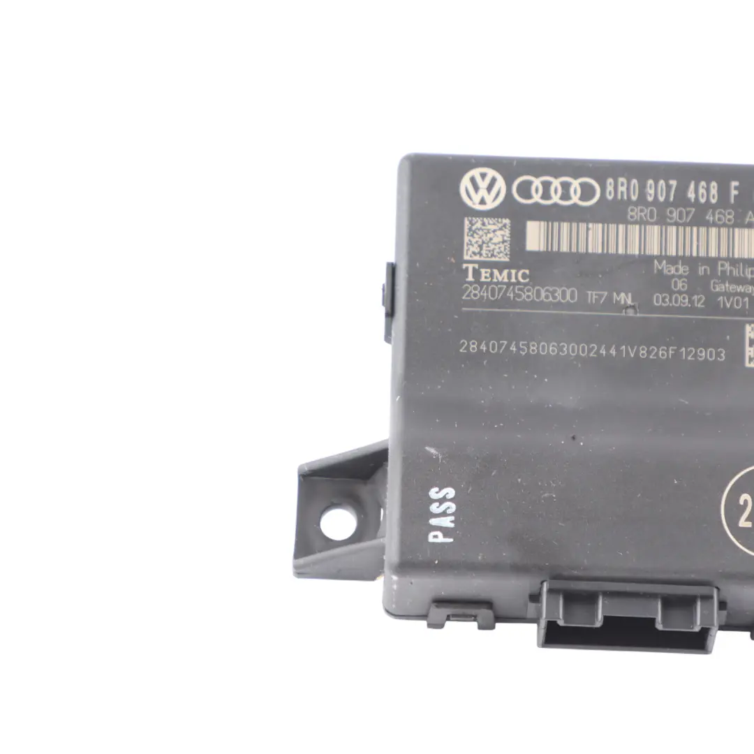 Moduł Sterownik Getaway ECU do Audi A5 8T o numerze 8R0907468F Audi A5 8T Moduł Sterownik Getaway ECU - SKU 8R0907468F - Numer Części 8R0907468F